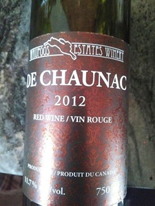 Waupoos Estates Winery De Chaunac 2012